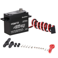 IP67 Waterproof Steering Servo High Torque Full Metal Body Steel Gear Brushless Digital for 1/10 1/8 RC Car Boat Robot