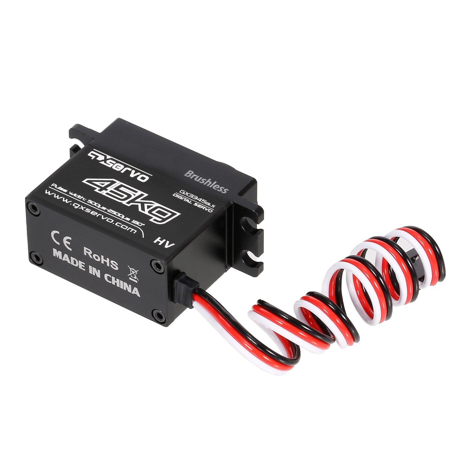 IP67 Waterproof Steering Servo High Torque Full Metal Body Steel Gear Brushless Digital for 1/10 1/8 RC Car Boat Robot