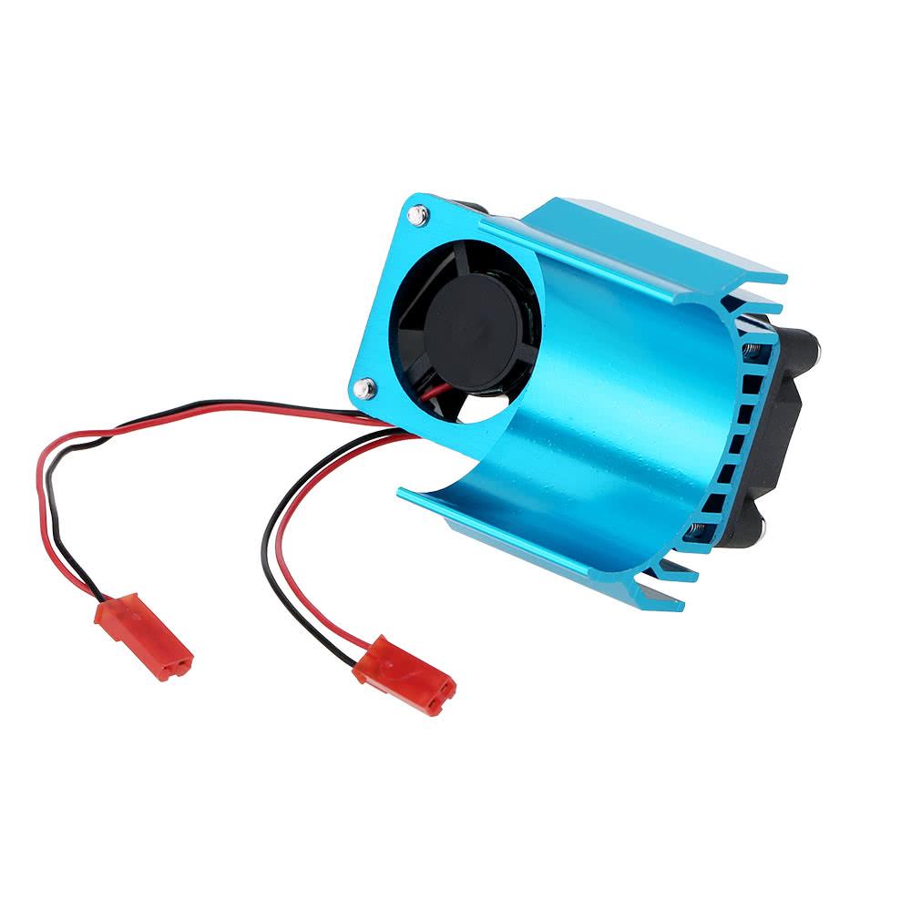 7019 Motor Heat Sink With Two Cooling Fans for 1/10 HSP RC Car 540/550 3650