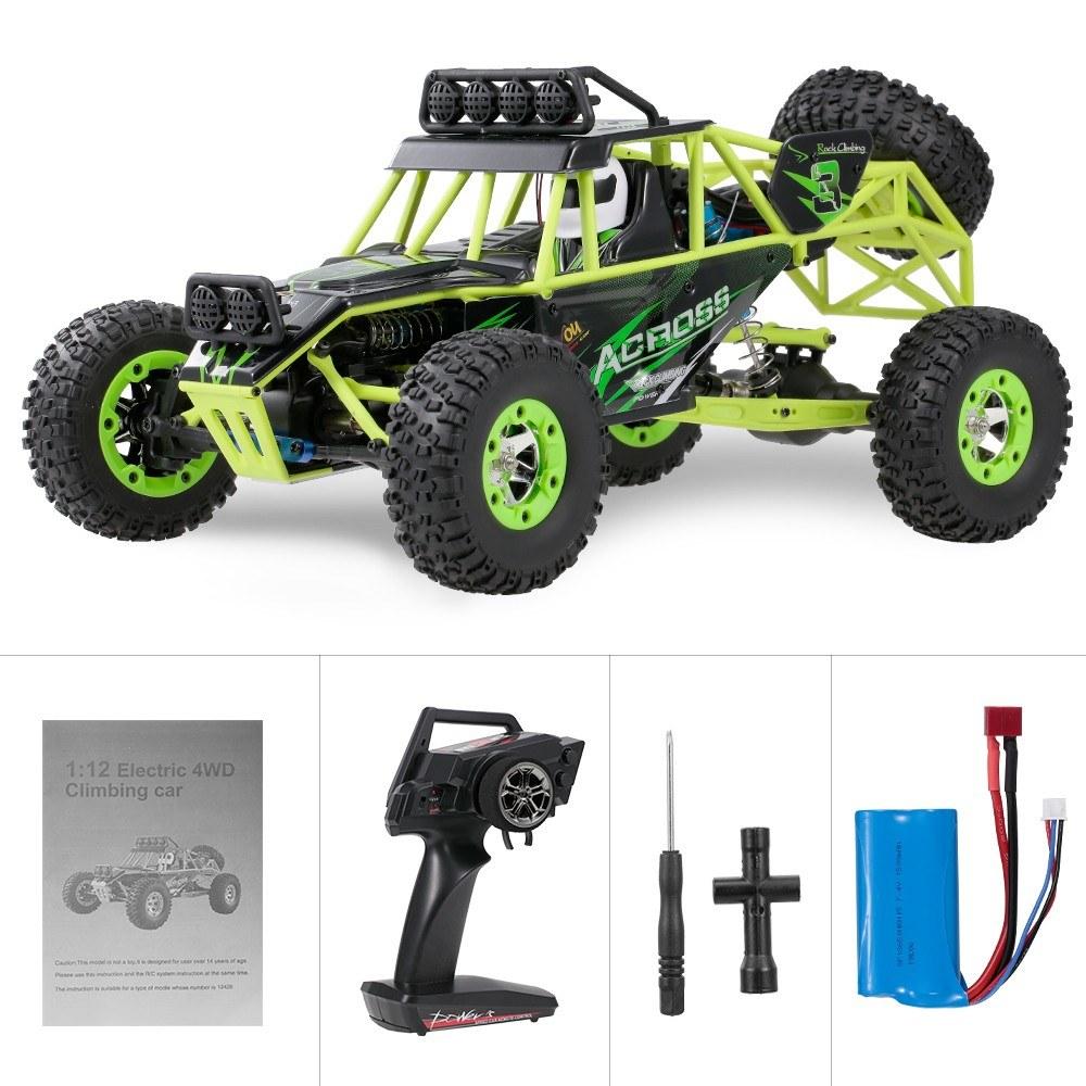 1/12 2.4G 4WD 50km/h High Speed RC Car Off Road Rock Crawler Cross-country Truck