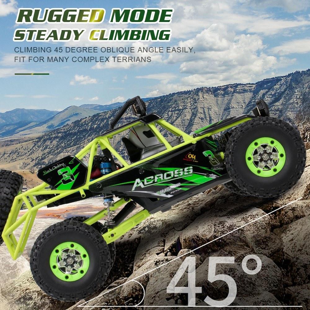 1/12 2.4G 4WD 50km/h High Speed RC Car Off Road Rock Crawler Cross-country Truck