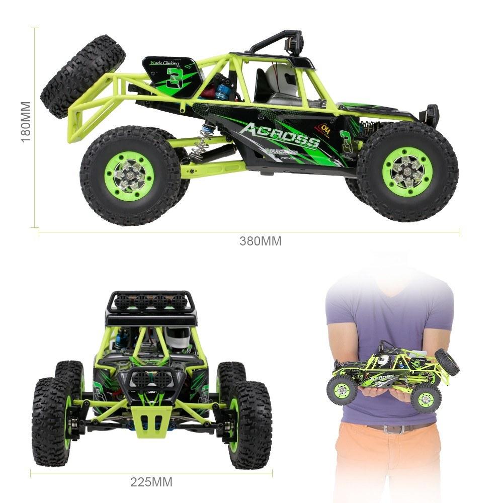 1/12 2.4G 4WD 50km/h High Speed RC Car Off Road Rock Crawler Cross-country RC Truck