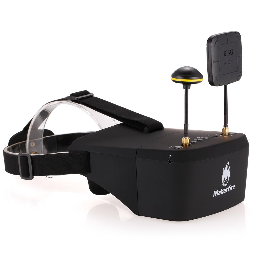 5.8G 40CH Dual Receiver Double Antenna FPV Goggles