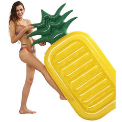 Giant Pool Float Swimming Ring Pineapple Watermelon Inflatable Mattress Floating Party Rings