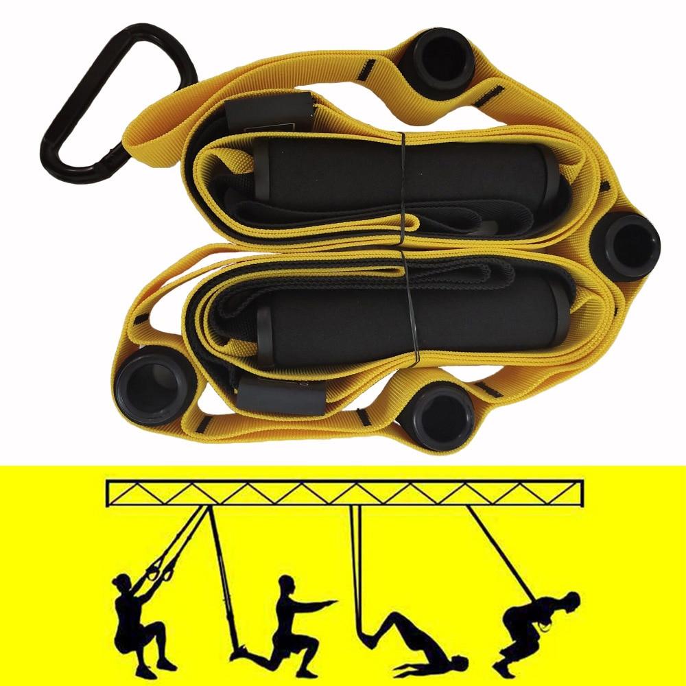 Resistance Bands Set Hanging Belt for Training Yoga Fitness Exercise At Home Gyms Workout