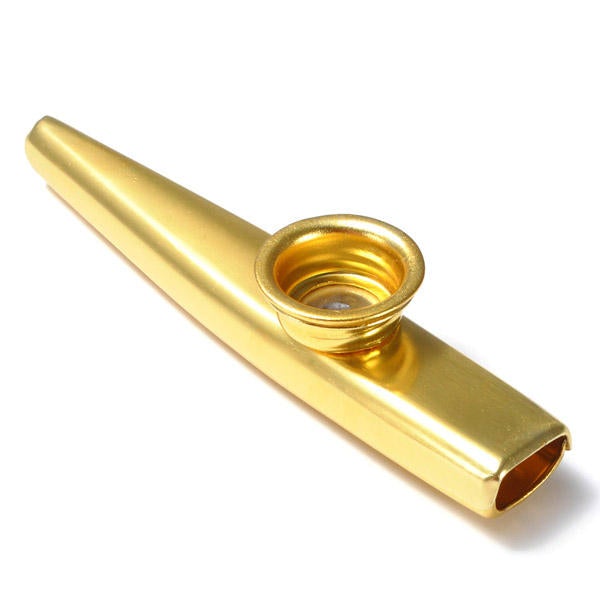 Metal Golden Ukulele Guitar Accompaniment Mouth Flute Harmonica