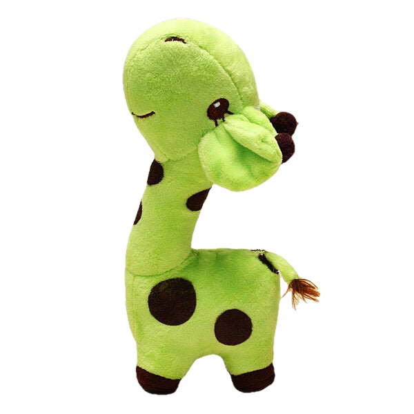 Multicolored Cartoon Plush Giraffe Sika Deer Stuffed Toys Kids Gift