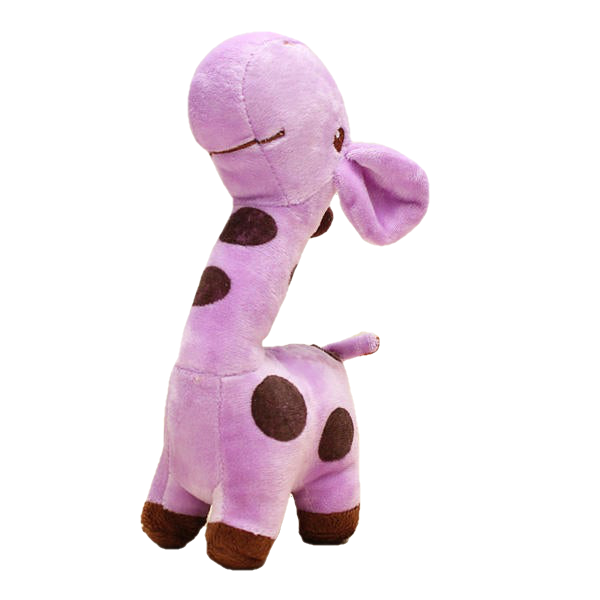 Multicolored Cartoon Plush Giraffe Sika Deer Stuffed Toys Kids Gift