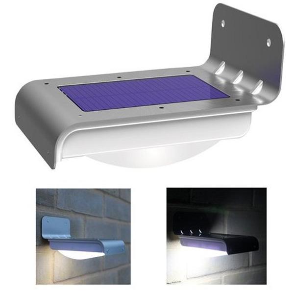 Waterproof Solar LED Motion Sensor Wall Light For Home Garden Outdoor