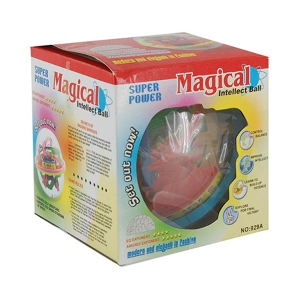 Magical Intellect Maze Ball 100 Steps Super Power Magical Ball Puzzle Gift Toy