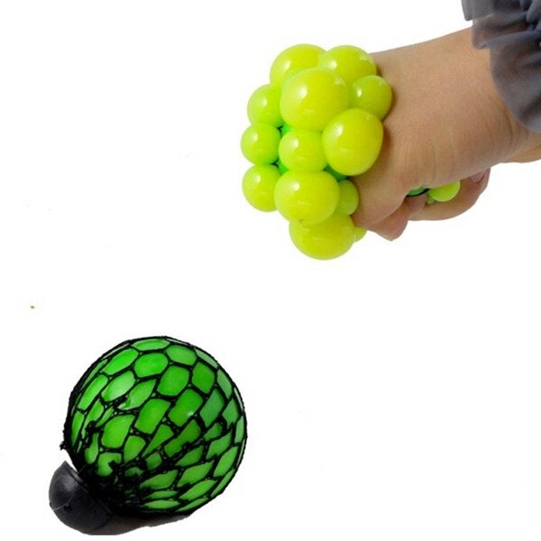 4PCS Vent Grape Ball Stress Relief Squeeze Toy