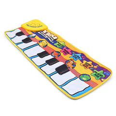 Keyboard Music Carpet Mat Blanket Kids Learn Singing Educational Gift.