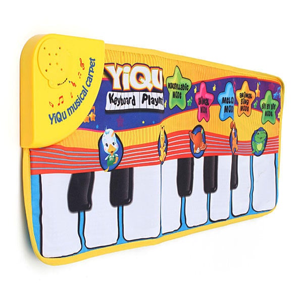 Keyboard Music Carpet Mat Blanket Kids Learn Singing Educational Gift.