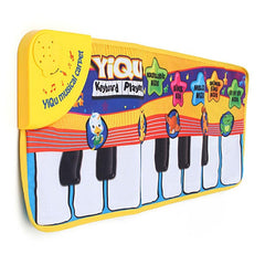 Keyboard Music Carpet Mat Blanket Kids Learn Singing Educational Gift.