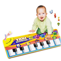 Keyboard Music Carpet Mat Blanket Kids Learn Singing Educational Gift.