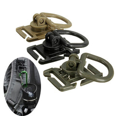 Tactical 360 Degree Rotation D Ring Buckle For Vest Backpack