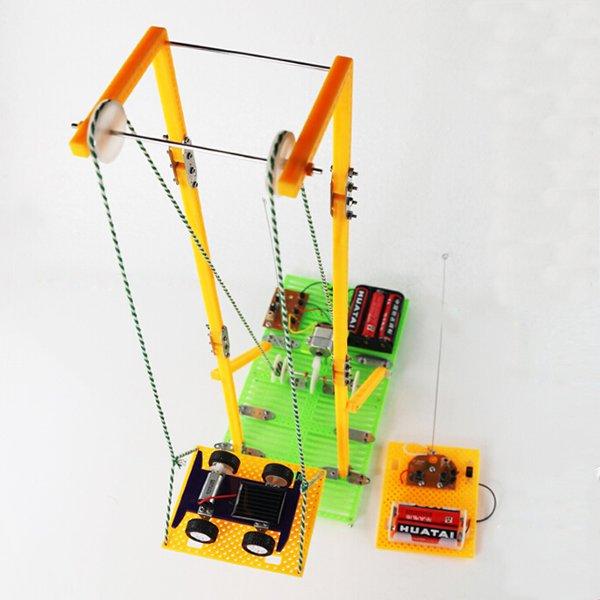DIY Assembly Educational Toys Model RC Electric Elevator