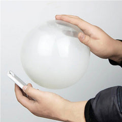 Close Up Magic Street Trick Mobile Into Balloon Penetration In A Flash Party