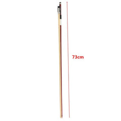 Professional 4/4 Black Handle Arbor White Copper Horsehair Violin Bow