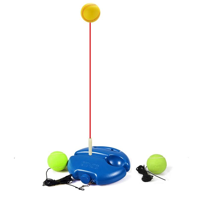 Solo Tennis Training Tool Self Study Device Multifunctional Exercise Ball Rebounder Baseboard Trainer