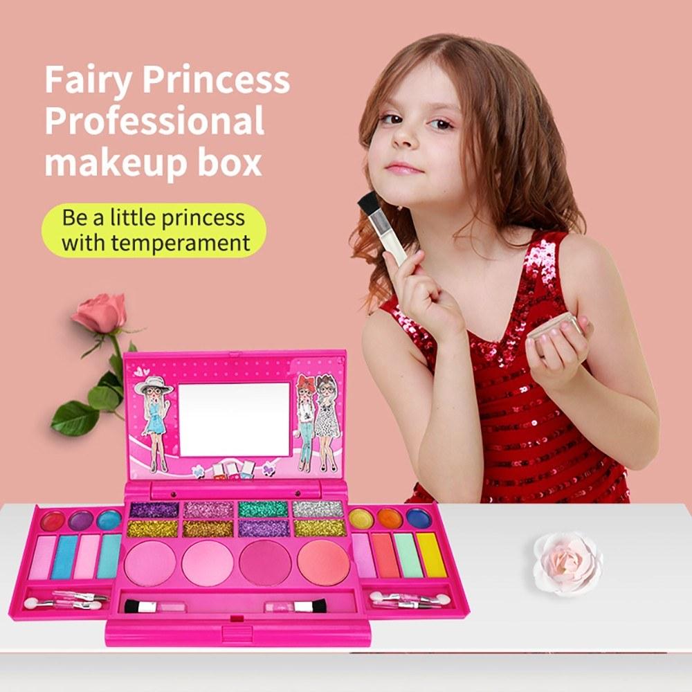 Girls Makeup Kit for Kids Washable Fashion Set Play Cosmetics