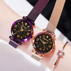 Magnetic Starry Women Watches - JustgreenBox