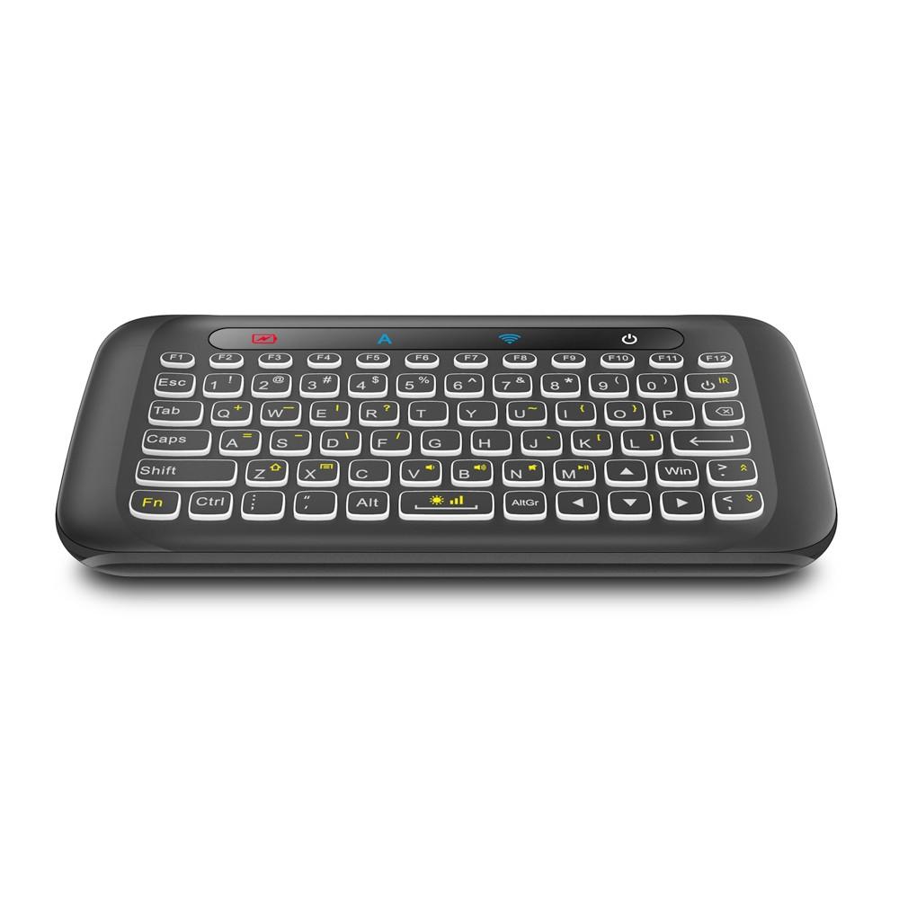 2.4GHz Backlight Colorful Wireless Keyboard with Large Touchpad for Smart TV Android Box PC Laptop