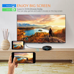 Android 9.0 Smart TV Box Quad Core 64bit 4GB / 32GB UHD 4K Media Player DLNA Miracast Airplay