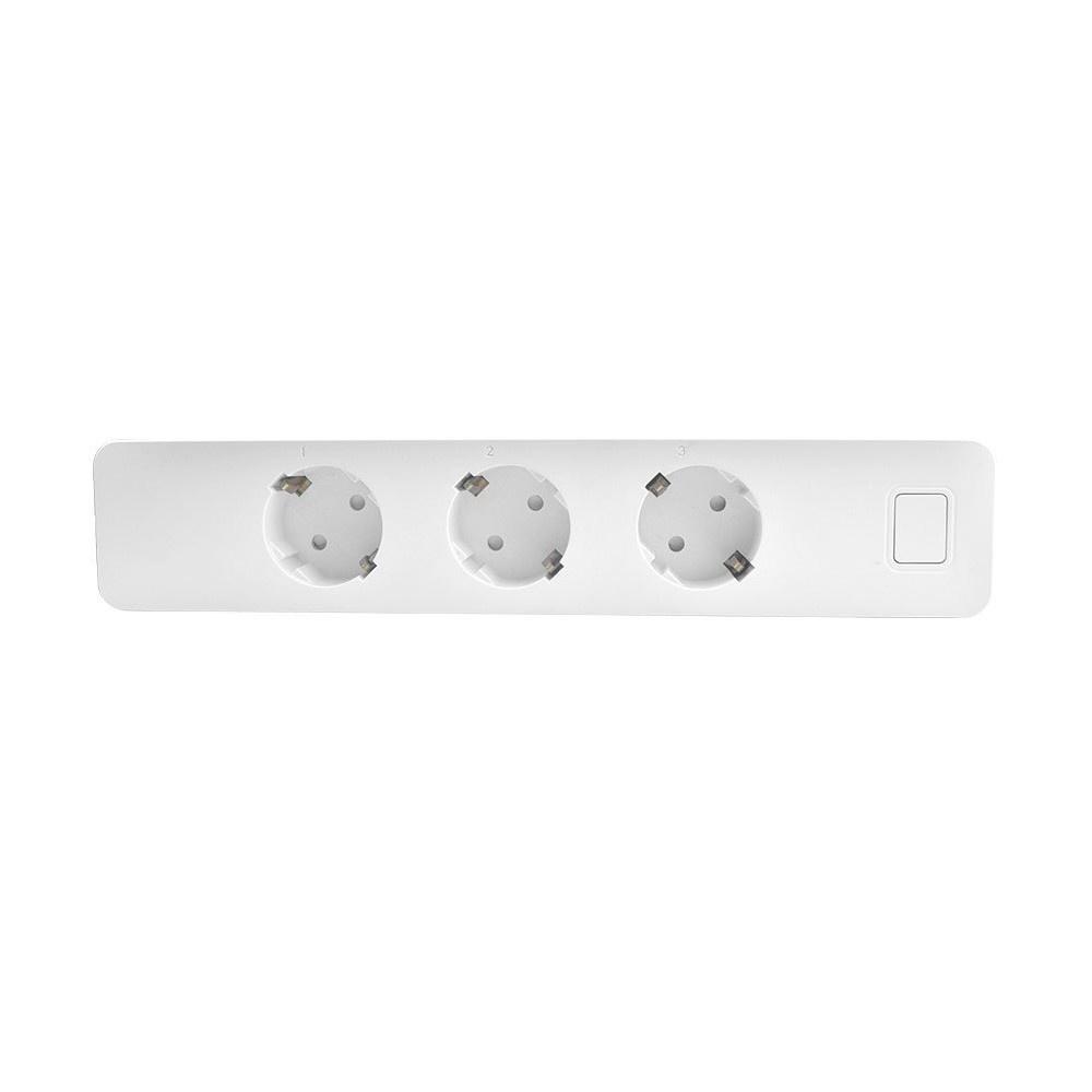 Smart WIFI Power Strip EU Standard with 3 Plug and 2 USB Port Compatible Amazon Alexa Google 220V