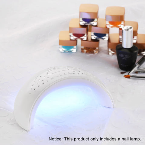 Abody 12W LED UV Lamp Cordless Nail Dryer Fingernail & Toenail Nail Curing Machine Nail Art Painting Salon Tool