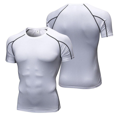 Men Short Sleeve Compression Shirt Pack of 3