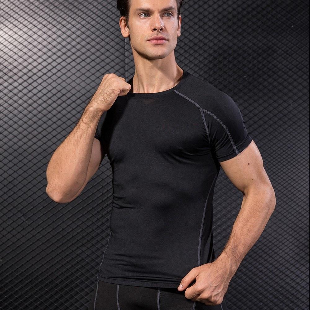 Men Short Sleeve Compression Shirt Pack of 3