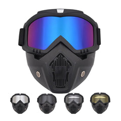 Modular Mask Detachable Goggles