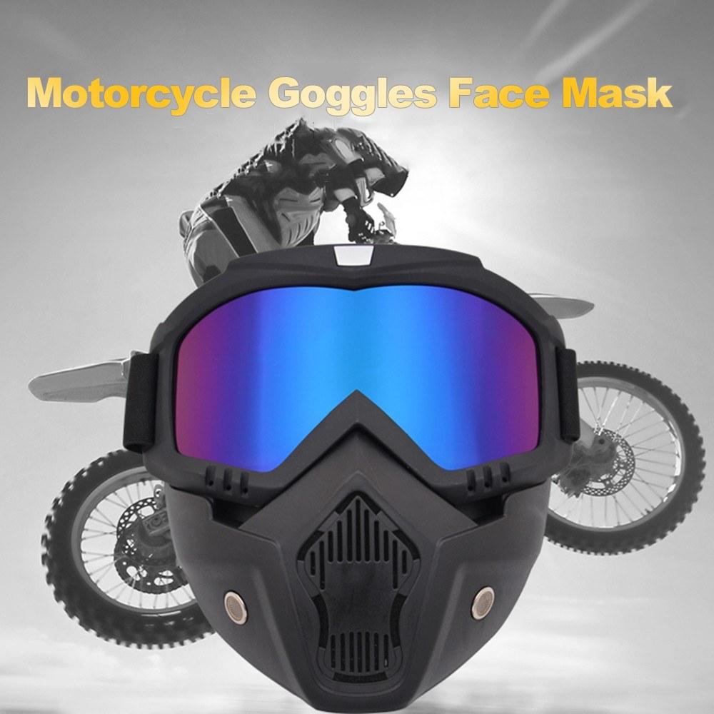 Modular Mask Detachable Goggles