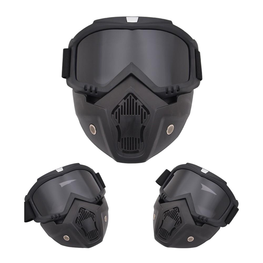 Modular Mask Detachable Goggles