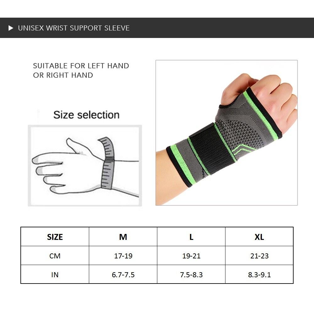 Wrist Support Sleeve Half-Finger Band Pack2