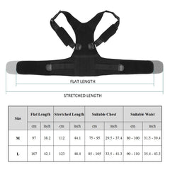 Shoulder Spine Back Support Belt for Men Women