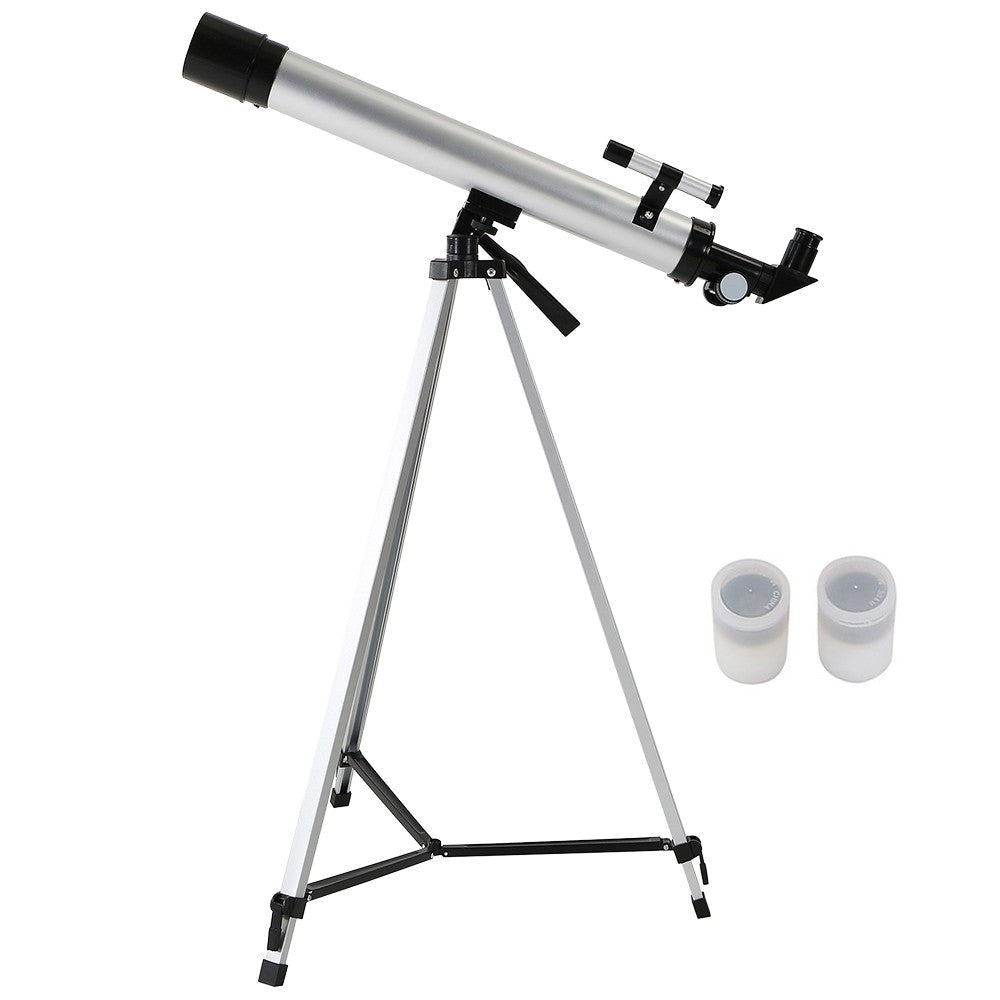 Outdoor 100X Zoom Telescope 600x50mm Refractive Space Astronomical Telescope Monocular Travel Spotting Scope with Tripod