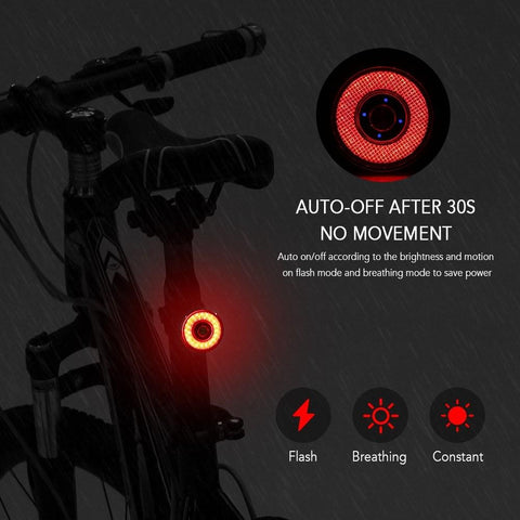 Bike Cycling Rear Light Intelligent Sensor