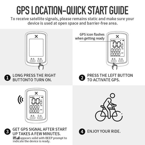 Smart GPS Cycling Computer Wireless Bike Computer