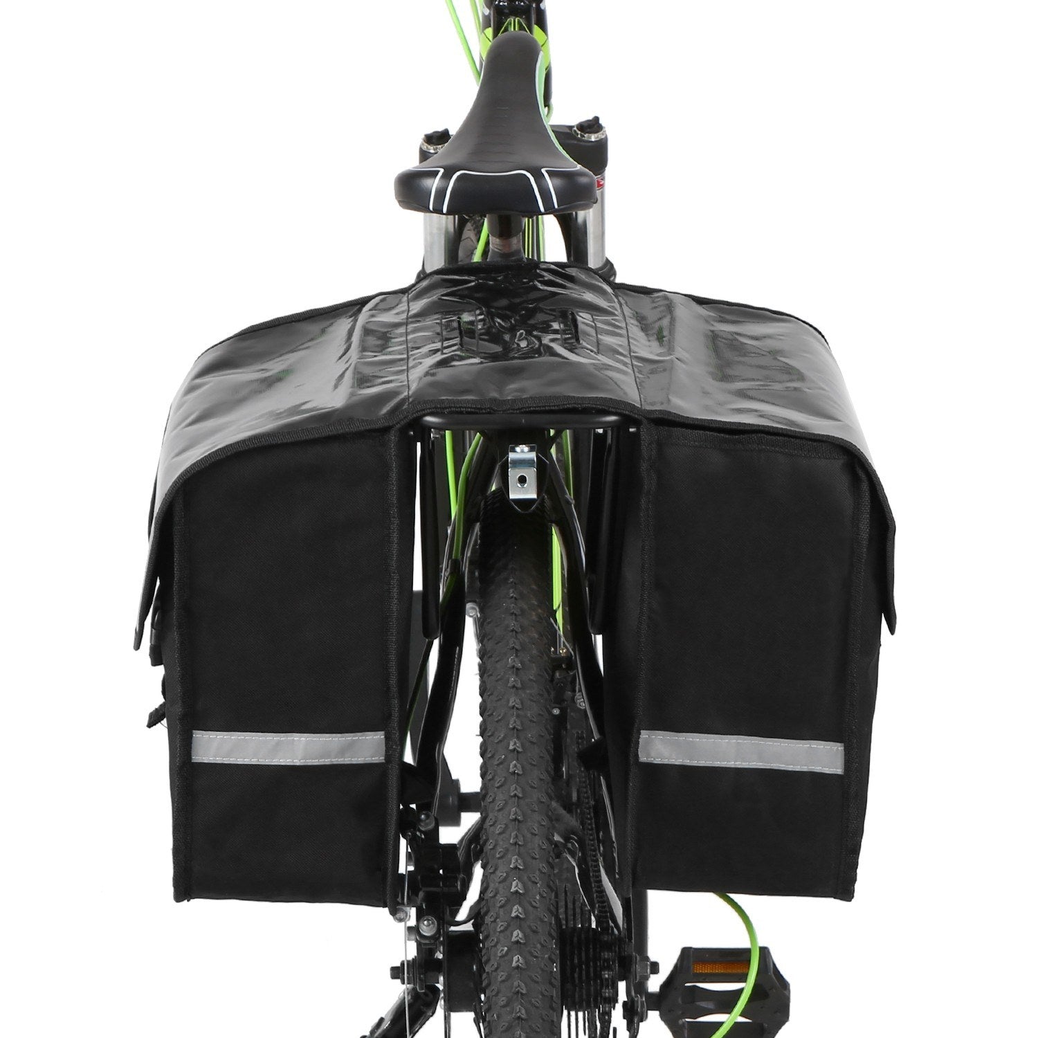 28L Water Resistant Bicycle Rear Seat Carrier Bag Rack Trunk Bags Bike Commuter Bag Pannier