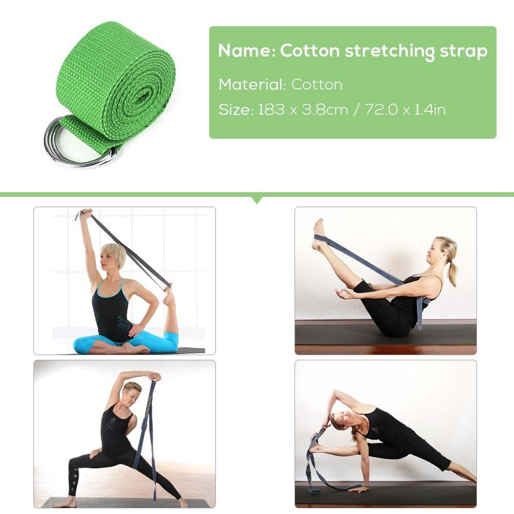 72x24IN Non-slip Yoga Mat TPE Eco Friendly Fitness Pilates Gymnastics Carrying Strap and Storage Bag