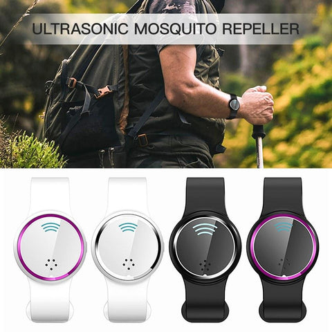 Portable Electronic Mosquito Repellent Bracelet Ultrasonic Waterproof