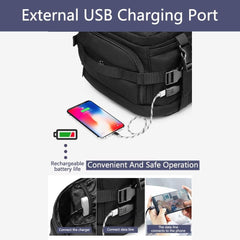 Outdoor Backpack Man USB Anti-Theft Large Capacity Multi-Function Waterproof Travel