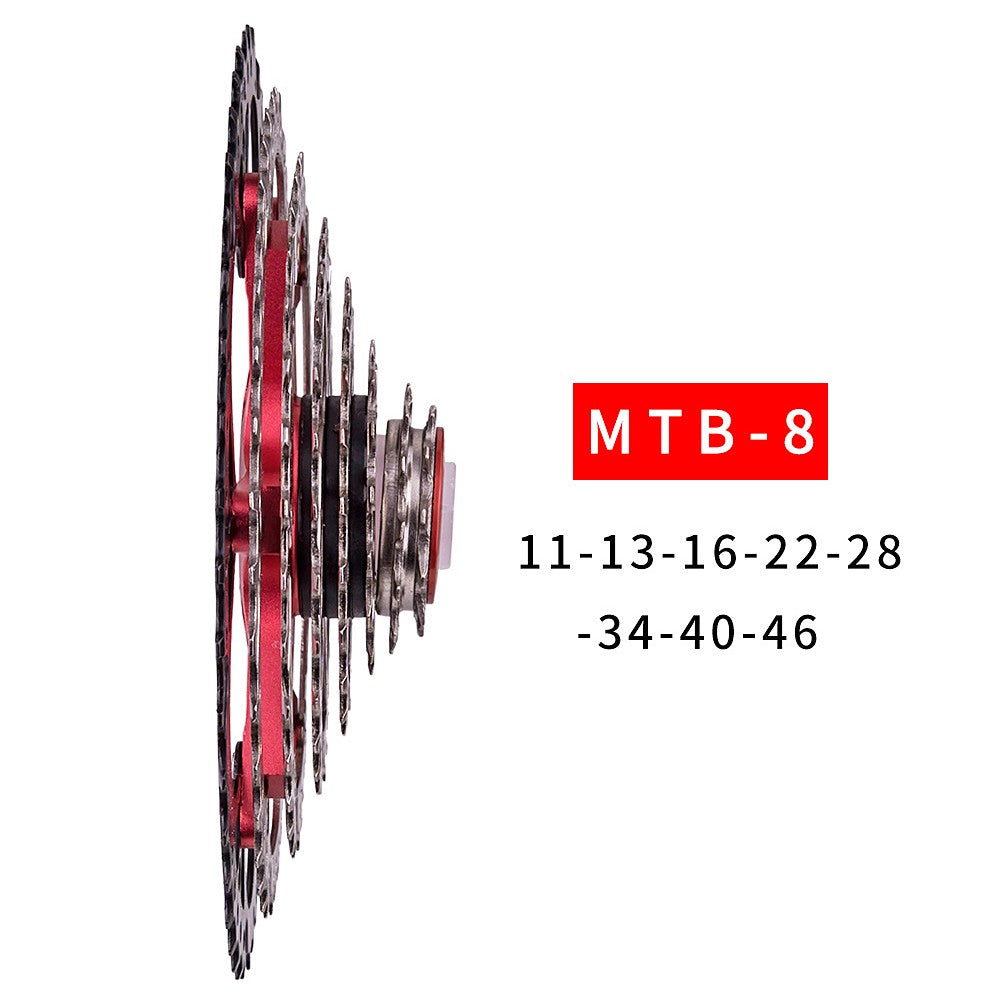 MTB 8 Speed 11-46T Cassette Freewheel Mountain Bike Bicycle Parts
