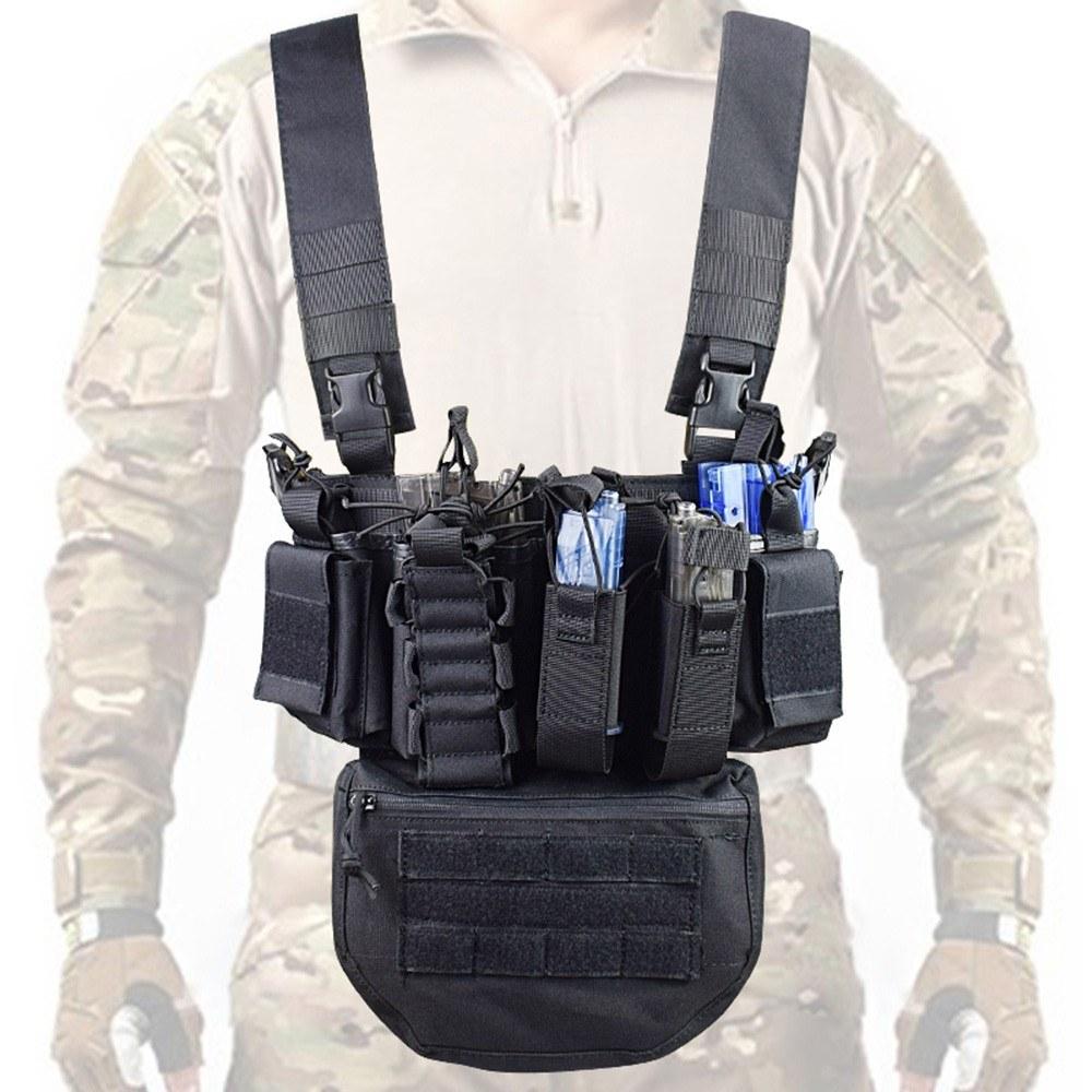 Running Exercise Weight Vest Multifunctional Outdoor Field CS Army Fan with Bag