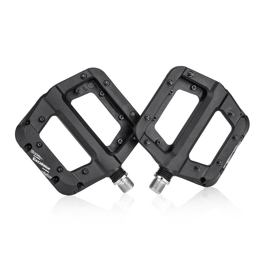 MTB Bike Pedals Non-Slip Mountain Bike Pedals Platform Bicycle Flat Pedals 9/16 Inch
