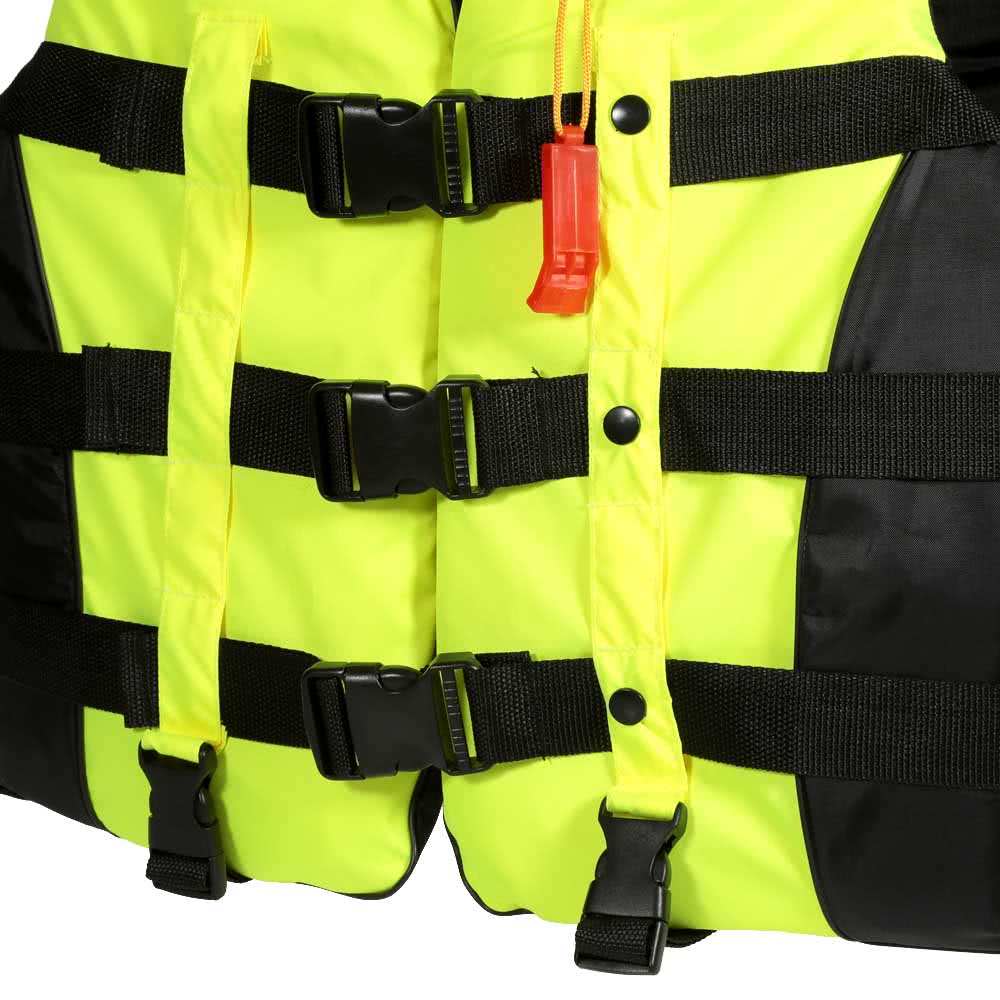 Adult Swimming Boating Drifting Safety Life Jacket Vest with Whistle L-2XL