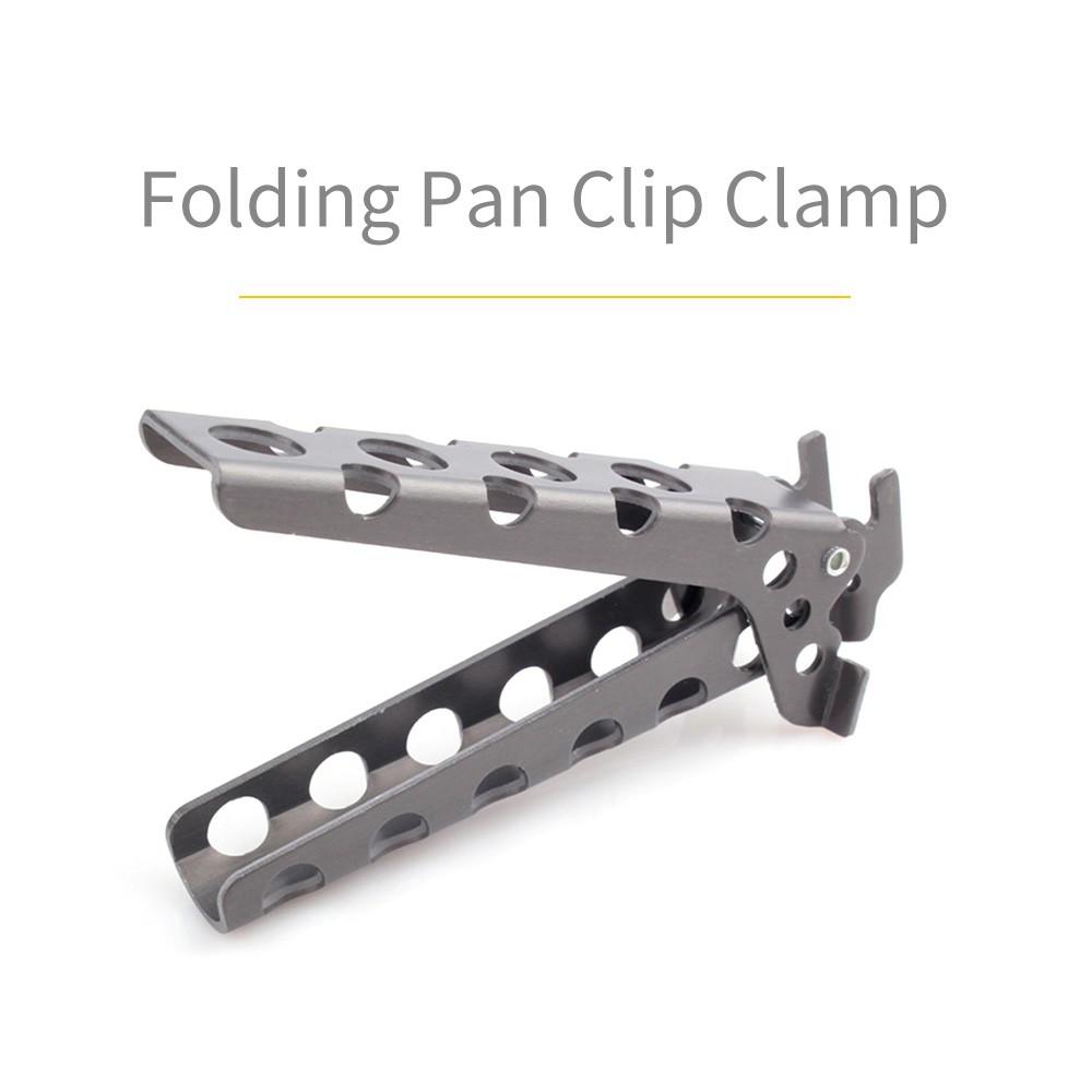 Pan Handler Pot Lifter Holder Gripper Clip Clamp Camping Cookware Hot Dish