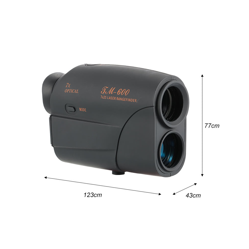 Outdoor Compact 7X25 Rangefinder Hunting Monocular Telescope Distance Meter Speed Tester